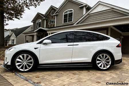 2016-2021 Tesla Model X SUV RZS Style Carbon Fiber Full Kit - Carbonado Aero