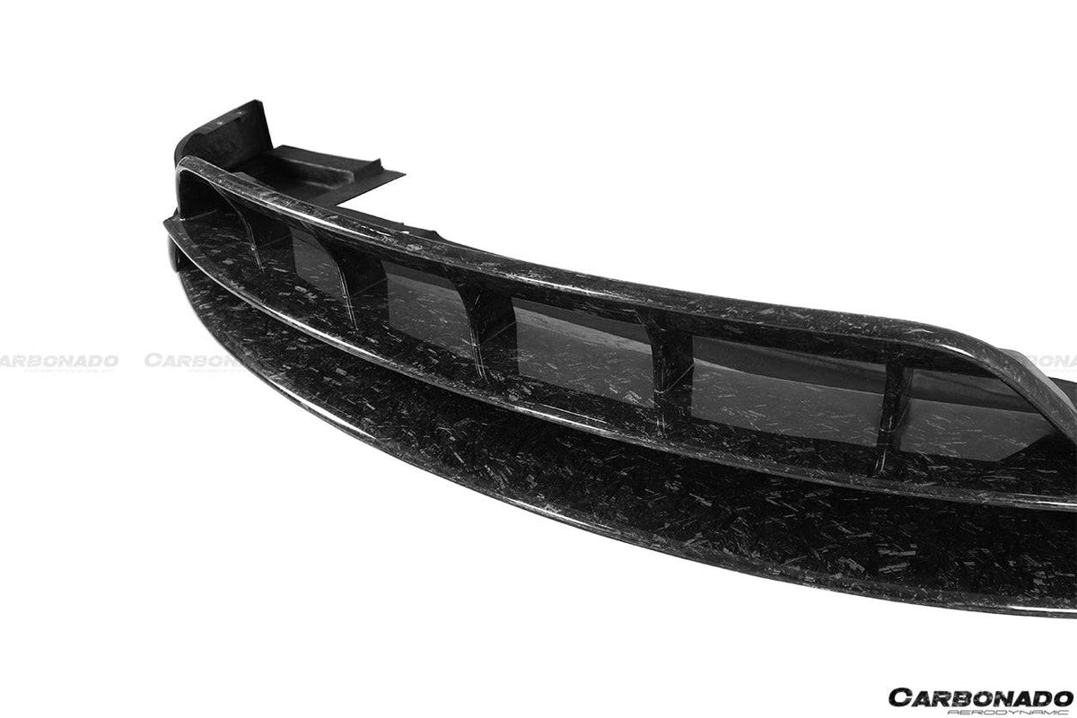 2016-2021 Tesla Model X SUV RZS Style Carbon Fiber Front Lip - Carbonado Aero