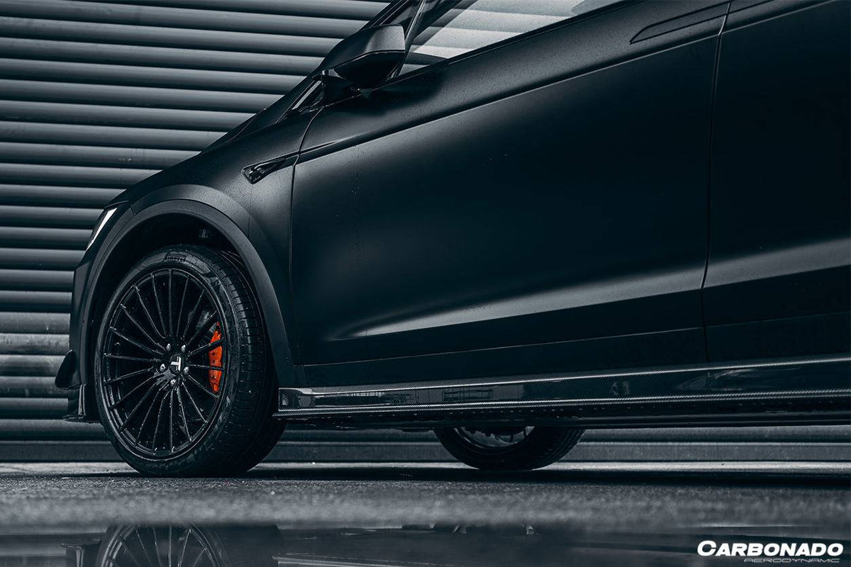 2016-2021 Tesla Model X SUV RZS Style Carbon Fiber Full Kit - Carbonado