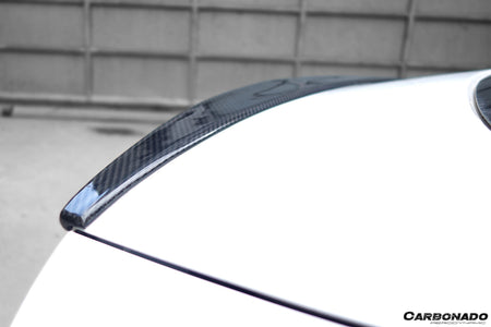 2009-2015 Audi A5 Sline S5 Sedan Sport Style Carbon Fiber Trunk Spoiler - Carbonado Aero