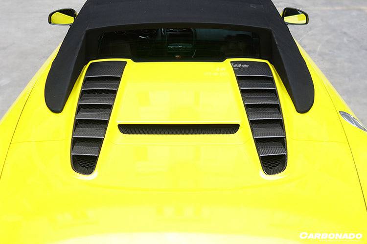 2009-2015 Audi R8 Coupe Spyder OE Style Carbon Fiber Trunk Scope - Carbonado Aero