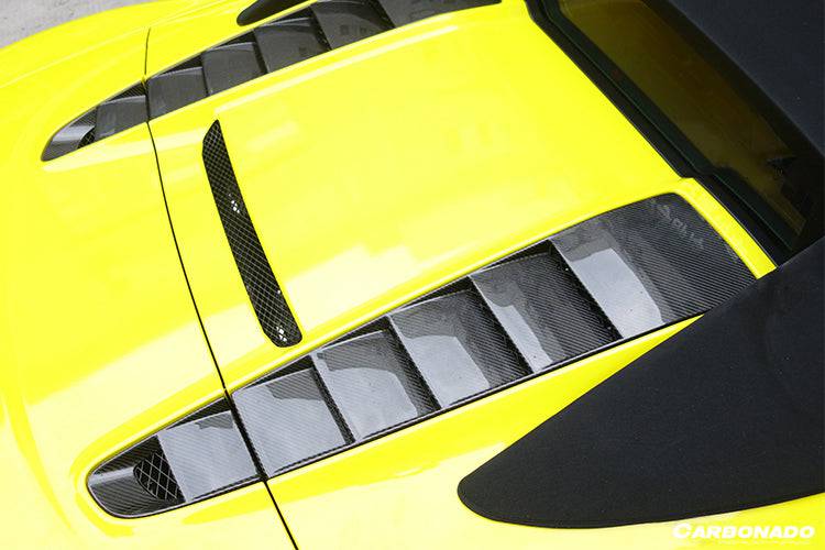2009-2015 Audi R8 Coupe Spyder OE Style Carbon Fiber Trunk Scope - Carbonado Aero