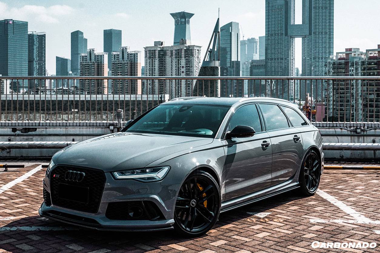 2013-2018 Audi RS6 Avant MN Style Carbon Fiber Side Skirts - Carbonado Aero