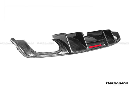 2013-2016 Audi S3 A3 Sline Sedan BKSS Style Carbon Fiber Rear Lip Diffuser - Carbonado Aero