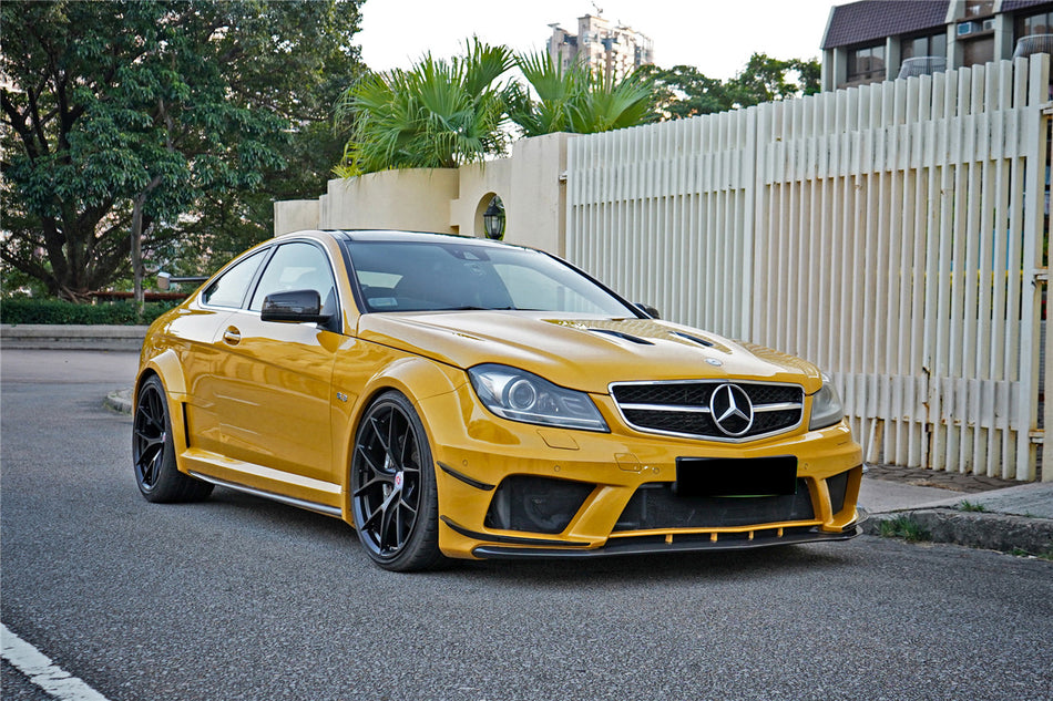 2012-2014 Mercedes Benz W204 C Class Coupe BKSS Style Wide Full Body Kit (Not Fit AMG) - Carbonado