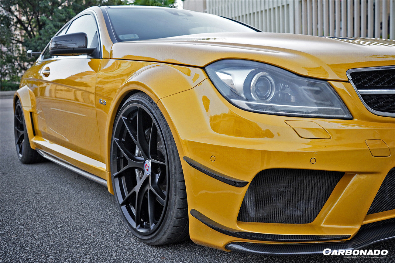 2012-2014 Mercedes Benz W204 C63 AMG Coupe BKSS Style Wide Full Body Kit - Carbonado Aero