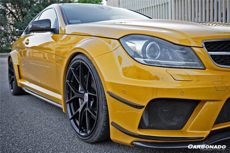 2012-2014 Mercedes Benz W204 C63 AMG Coupe BKSS Style Wide Full Body Kit - Carbonado Aero