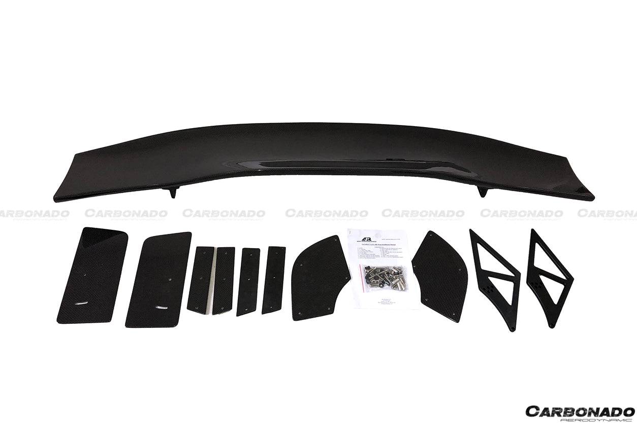 2013-2019 Corvette C7 Z06 Grandsport AR Style Carbon Fiber Trunk Spoiler Wing - Carbonado Aero