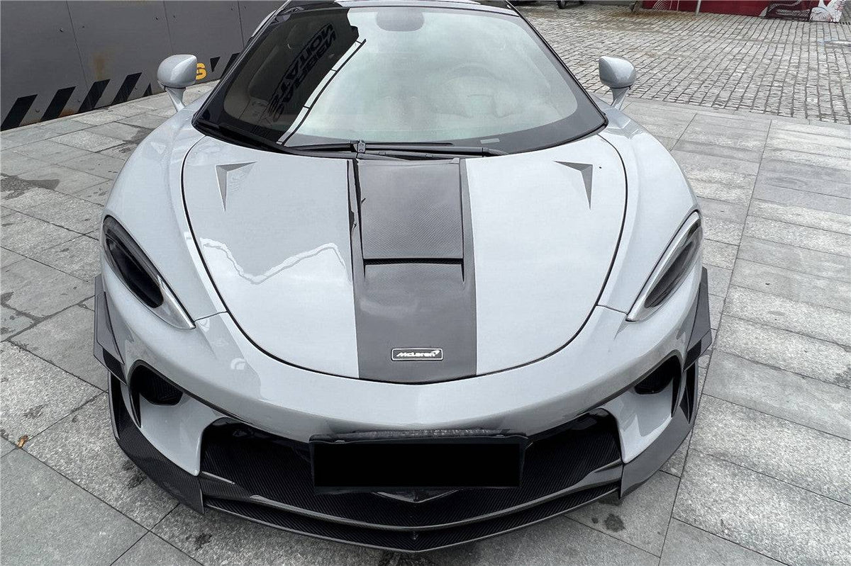 2020-2023 McLaren GT WP Style DRY Carbon Fiber Hood - Carbonado