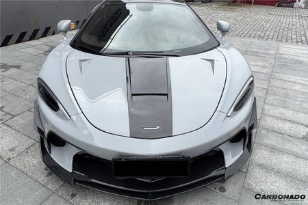 2020-2023 McLaren GT WP Style DRY Carbon Fiber Front Lip - Carbonado Aero