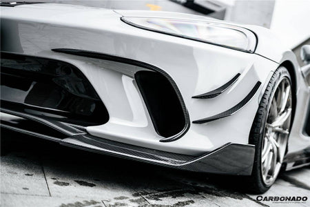 2020-2023 McLaren GT WP Style DRY Carbon Fiber Front Lip - Carbonado Aero