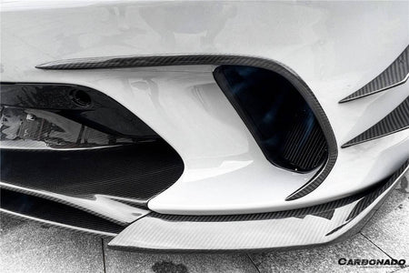 2020-2023 McLaren GT WP Style DRY Carbon Fiber Front Bumper Air Vents - Carbonado Aero