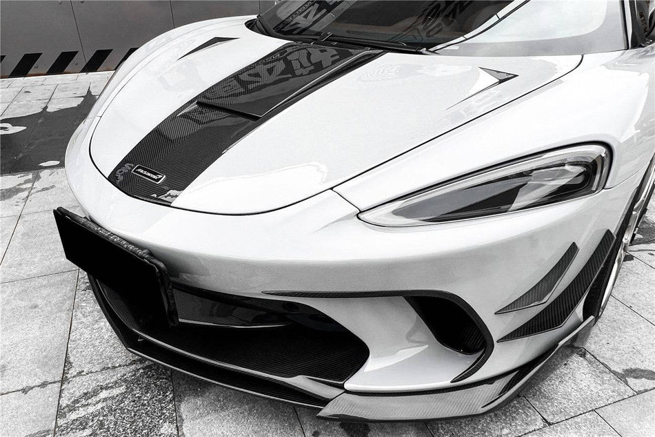 2020-2023 McLaren GT WP Style DRY Carbon Fiber Front Lip