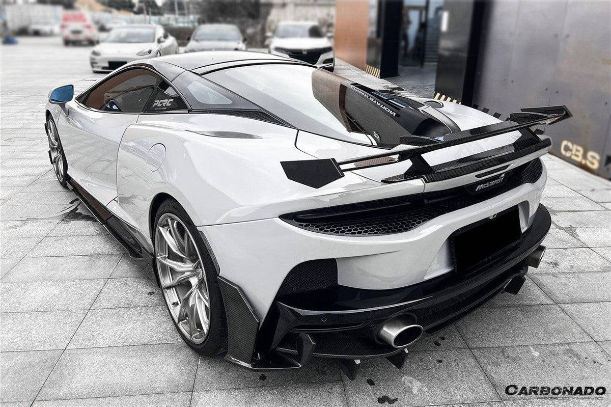 2020-2023 McLaren GT WP Style DRY Carbon Fiber GT Wing - Carbonado Aero