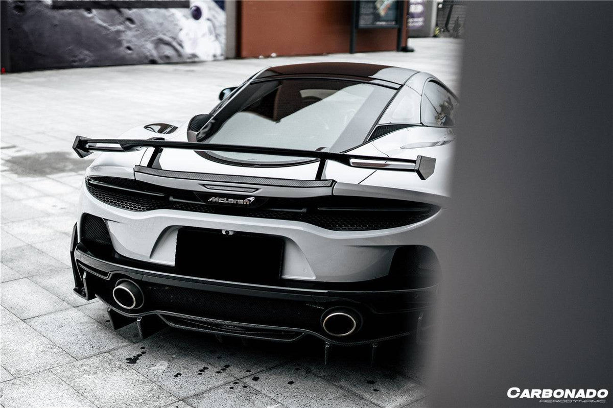 2020-2023 McLaren GT WP Style DRY Carbon Fiber GT Wing - Carbonado Aero