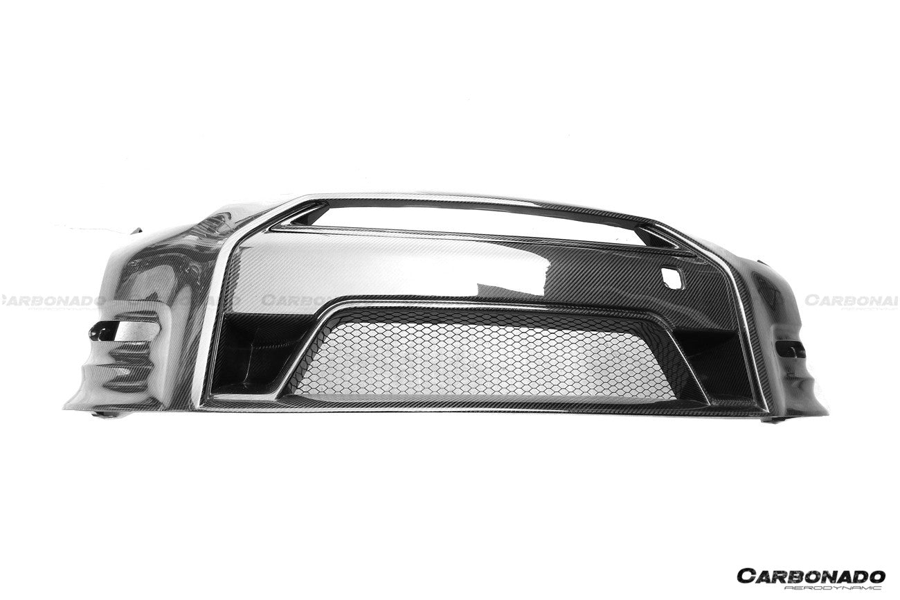 2008-2016 Nissan GTR R35 CBA & DBA 2012 OEM Style Front Bumper - Carbonado