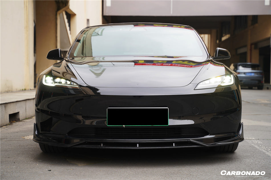 2023-2025 Tesla Model 3 LCI Fast Style Carbon Fiber  pattern Look body kit