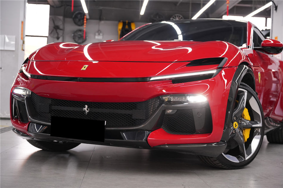 2023-2025 Ferrari Purosangue FUV Type F175 OEM Style Dry Carbon Fiber Front Lip