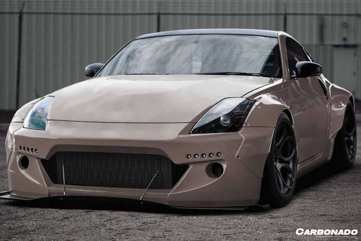 Clean 350z 2003-2008 Nissan 350Z BRY Style Front Bumper – Carbonado Aero