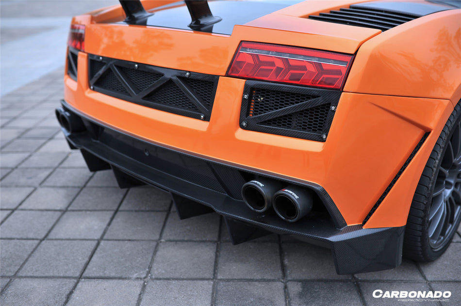 Parachoques delantero estilo Lamborghini Gallardo LP570 2004-2008