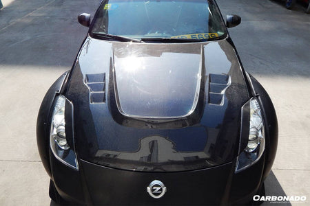 2006-2008 Nissan 350Z Bs Style Hood - Carbonado