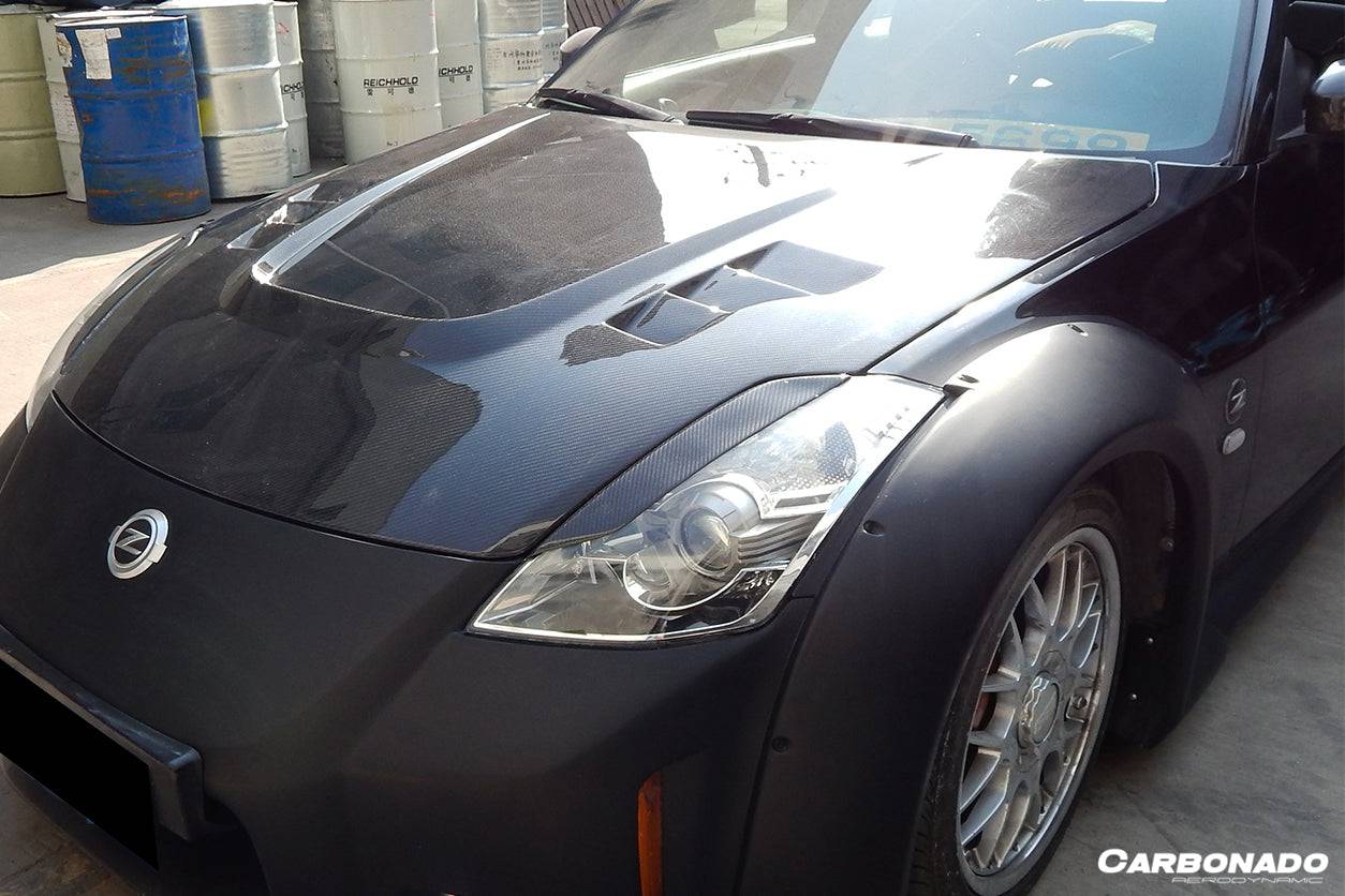 2006-2008 Nissan 350Z Bs Style Hood - Carbonado Aero