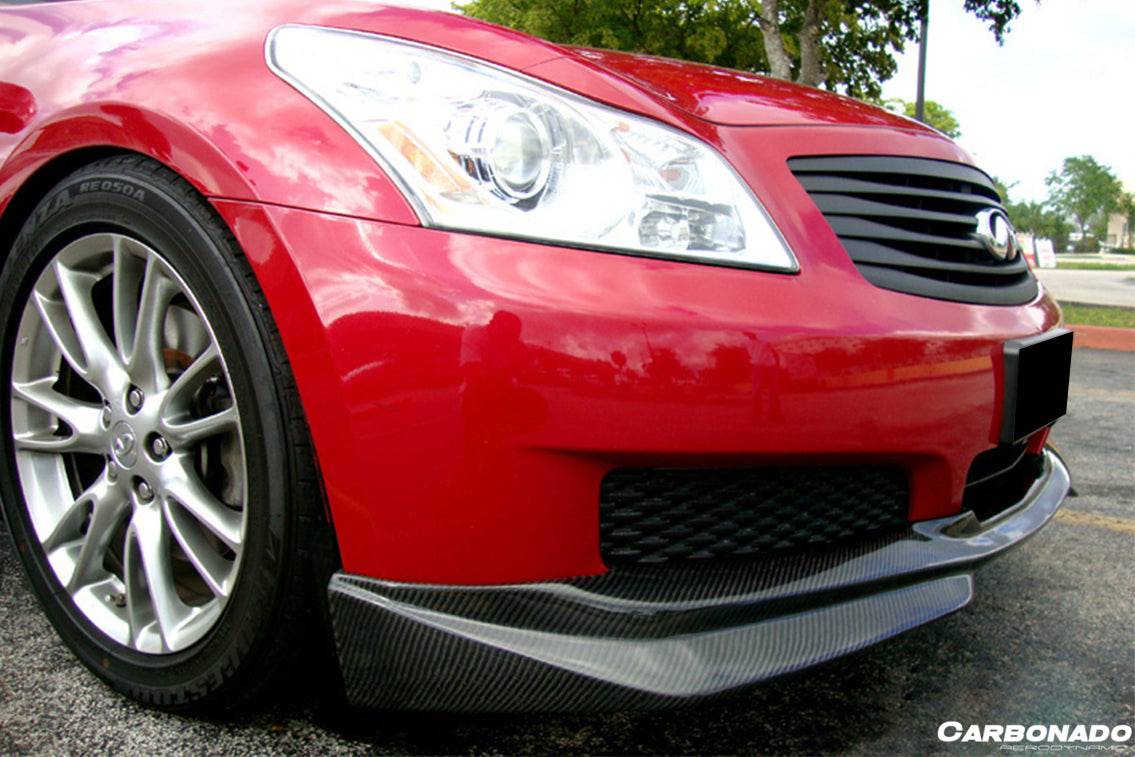 2007-2009 Infiniti G35/G37 Sedan JP Style Front Lip - Carbonado Aero