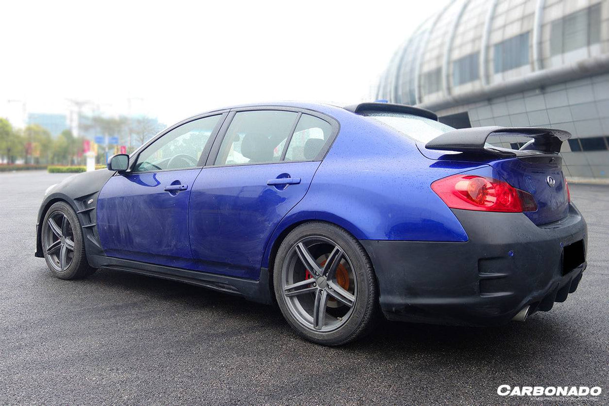 2007-2013 Infiniti G25/G35/G37 Sedan ELT Style Rear Bumper - Carbonado Aero