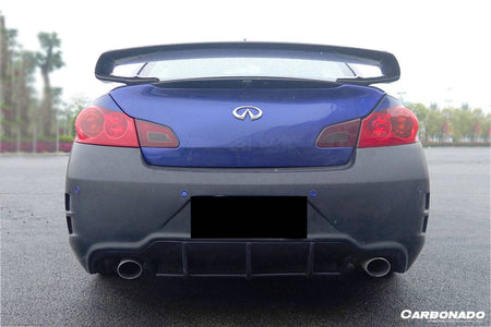 2007-2013 Infiniti G25/G35/G37 Sedan ELT Style Rear Bumper - Carbonado Aero