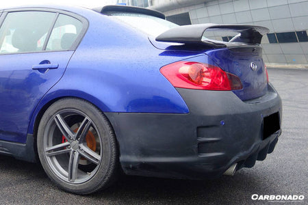 2007-2013 Infiniti G25/G35/G37 Sedan ELT Style Rear Bumper - Carbonado Aero