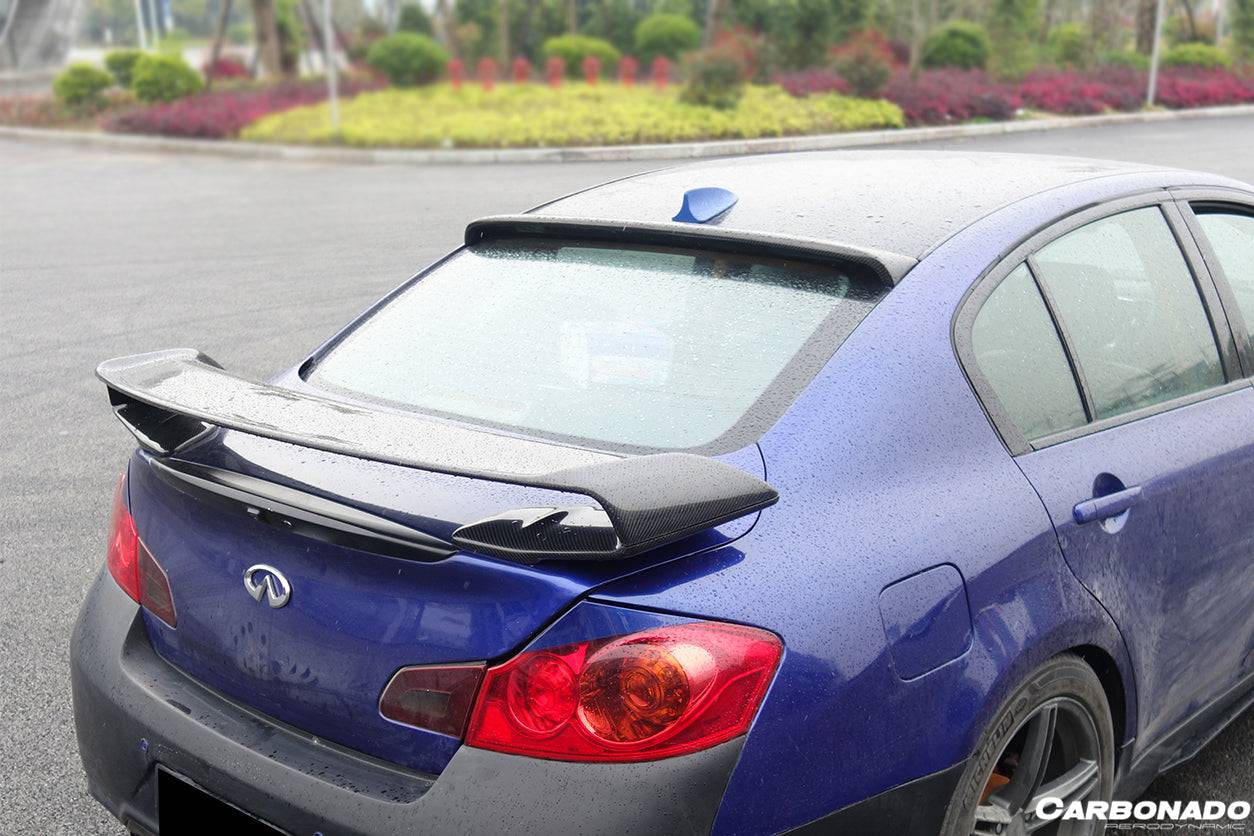 2007-2013 Infiniti G25/G35/G37 Sedan BS Style Roof Spoiler - Carbonado Aero