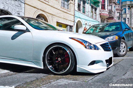 2008-2015 Infiniti G37s Coupe BSD Style Front Lip - Carbonado