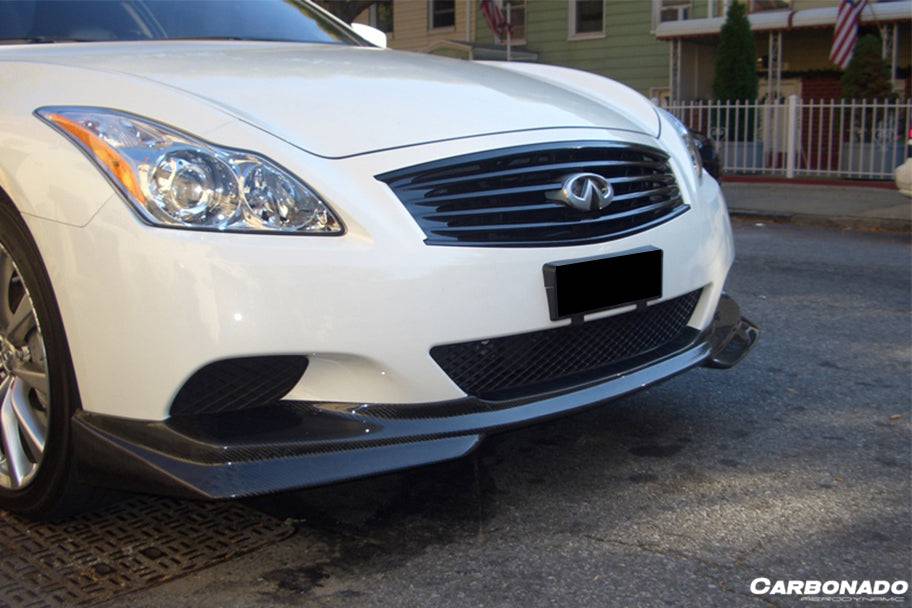 2008-2015 Infiniti G37s Coupe BSD Style Front Lip - Carbonado Aero