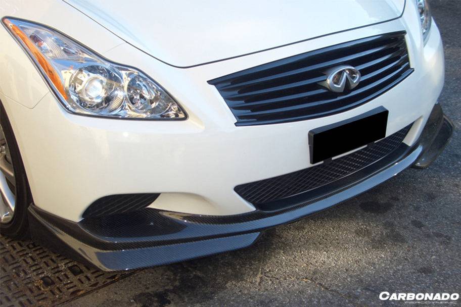 2008-2015 Infiniti G37s Coupe BSD Style Front Lip - Carbonado Aero