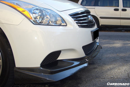 2008-2015 Infiniti G37s Coupe BSD Style Front Lip - Carbonado Aero