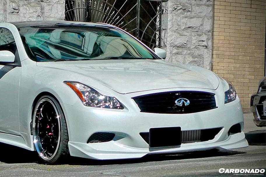 2008-2015 Infiniti G37s Coupe BSD Style Front Lip - Carbonado Aero