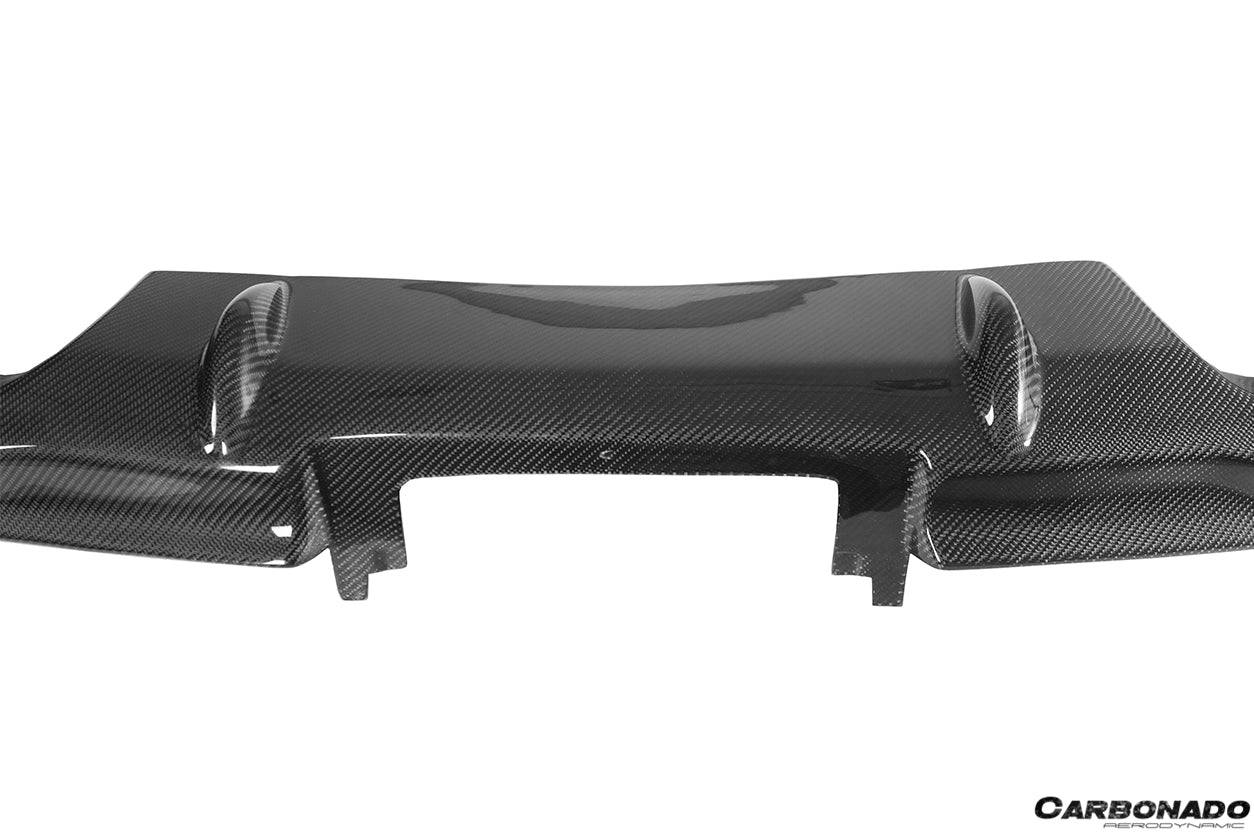 2008-2015 Infiniti G37s Coupe DTM-I Style Carbon Fiber Rear Lip - Carbonado Aero