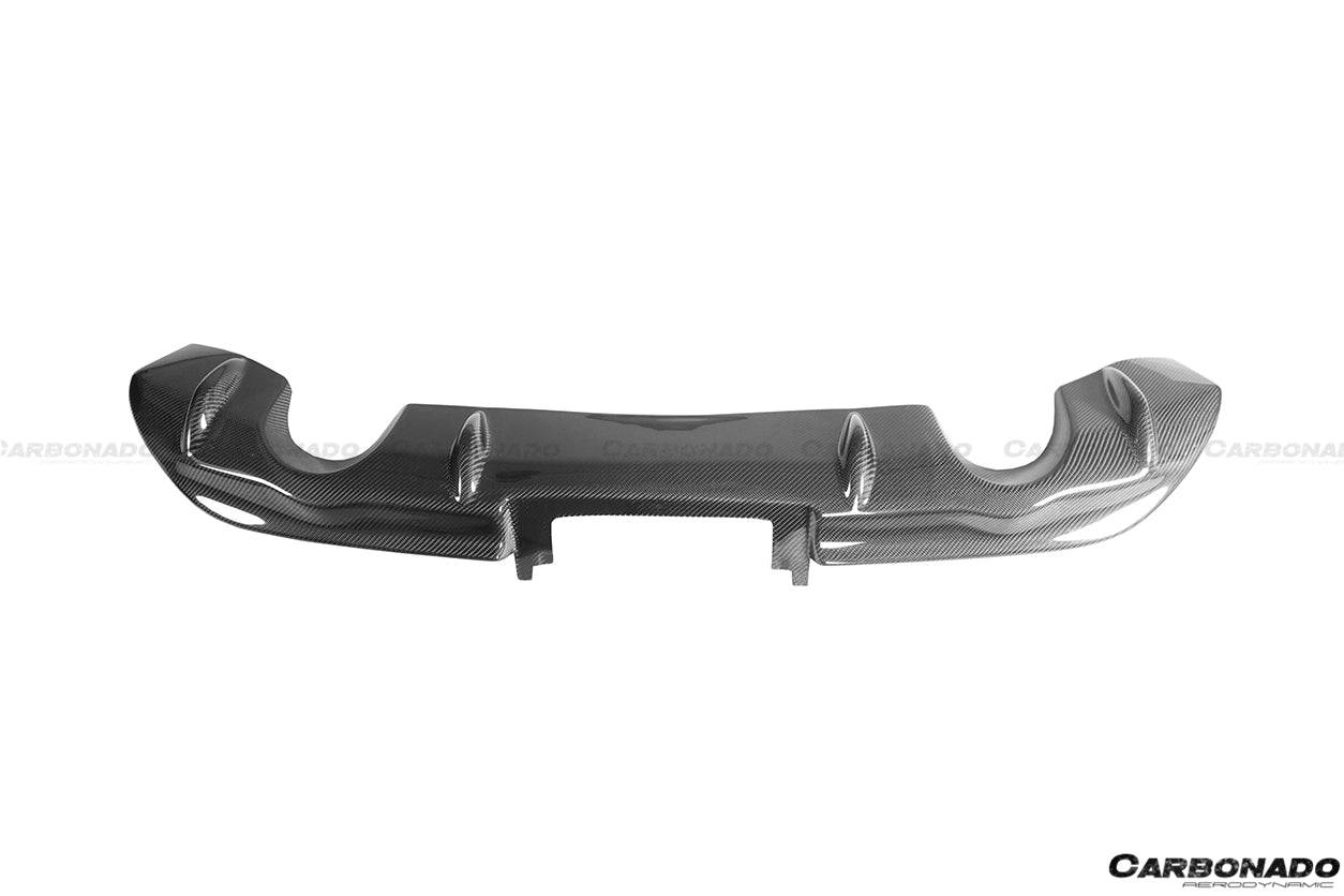 2008-2015 Infiniti G37s Coupe DTM-I Style Carbon Fiber Rear Lip - Carbonado Aero