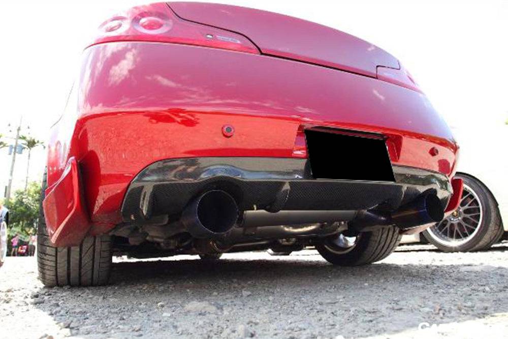 2008-2015 Infiniti G37s Coupe DTM-I Style Carbon Fiber Rear Lip - Carbonado Aero