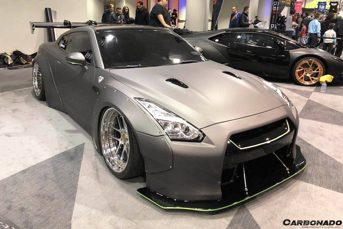 2008-2016 Nissan GTR R35 CBA/DBA DE Style Full Body Kit - Carbonado Aero