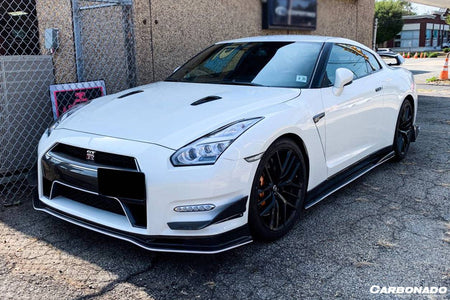 2008-2016 Nissan GTR R35 CBA/DBA VA-II Style Carbon Fiber Side Skirts Under Board - Carbonado Aero