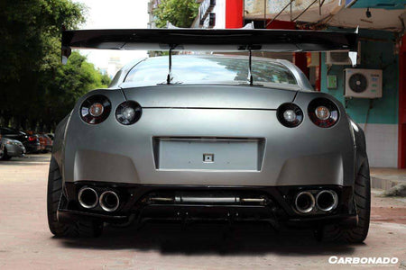 2008-2022 Nissan GTR R35 CBA/DBA/EBA DE Style Rear Diffuser - Carbonado