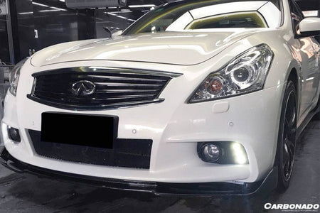 2010-2013 Infiniti G25/G37 Sedan EU Style Carbon Fiber Front Lip - Carbonado Aero