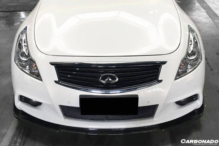 2010-2013 Infiniti G25/G37 Sedan EU Style Carbon Fiber Front Lip - Carbonado Aero