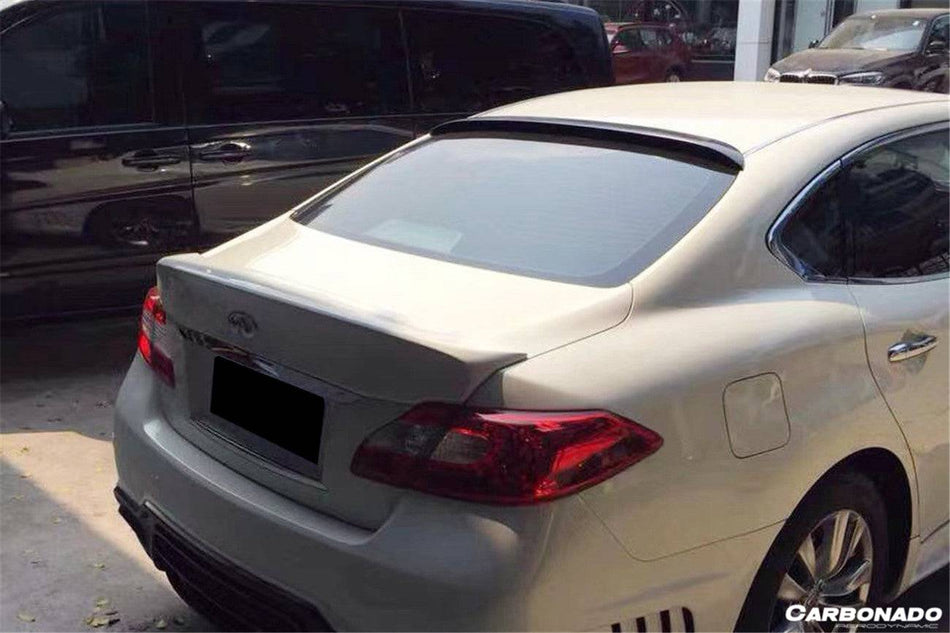 2011-2014 Infiniti Q70 M37 M35 M25 WD Style Trunk Spoiler - Carbonado