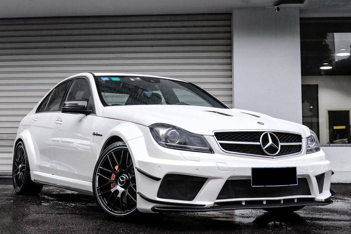 2012-2014 Mercedes Benz W204 C63 AMG Sedan BKSS Style Wide Full Body Kit - Carbonado Aero