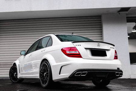 2012-2014 Mercedes Benz W204 C63 AMG Sedan BKSS Style Wide Full Body Kit - Carbonado Aero