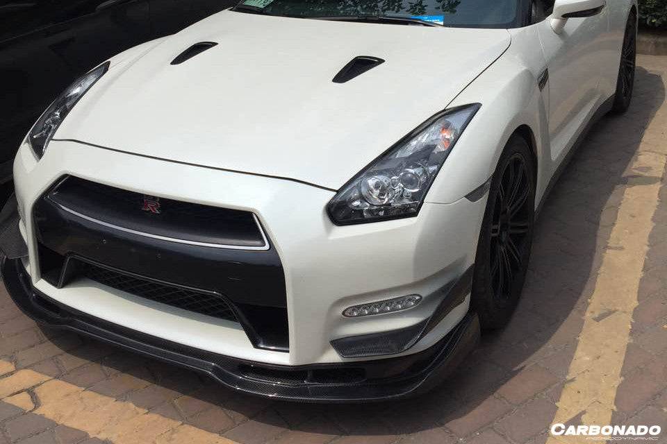 2012-2016 Nissan GTR R35 DBA BSE Style Part Carbon Fiber Front Lip - Carbonado Aero