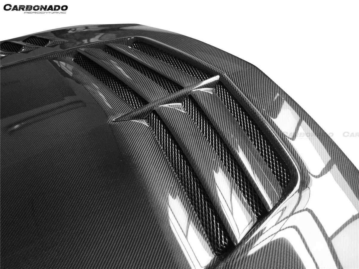 2012-2018 Mercedes Benz W176 A45 AMG VA Style Hood - Carbonado Aero