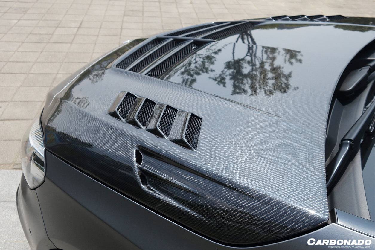 2012-2018 Mercedes Benz W176 A45 AMG VA Style Hood - Carbonado Aero